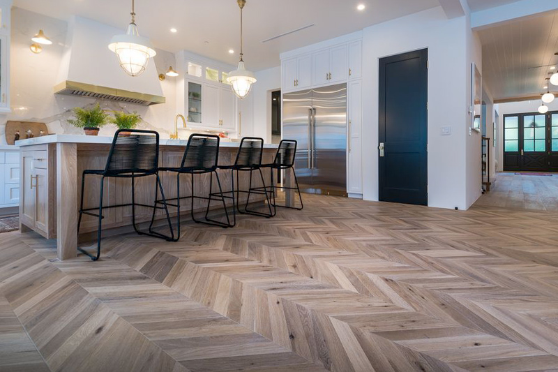 chevron floor